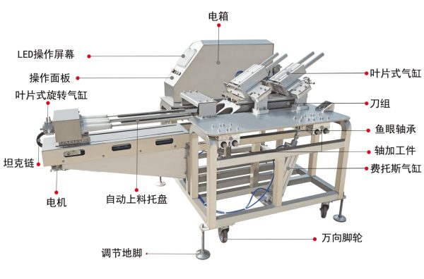 鑫博智科-XBF-980D全自動斜切魚片機：圖片 2